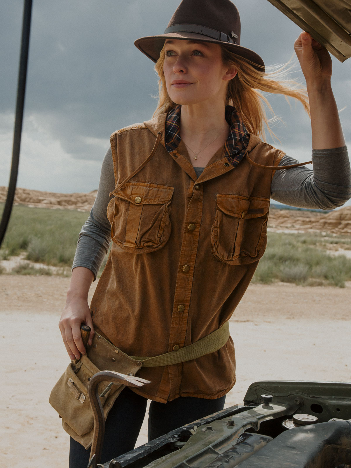 Canvas waistcoat Scippis Cairns